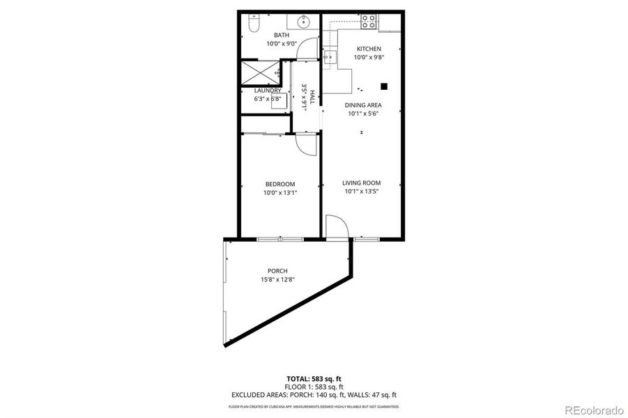 2D floor plan layout of this home in , Grand Lake, CO (Image 2).