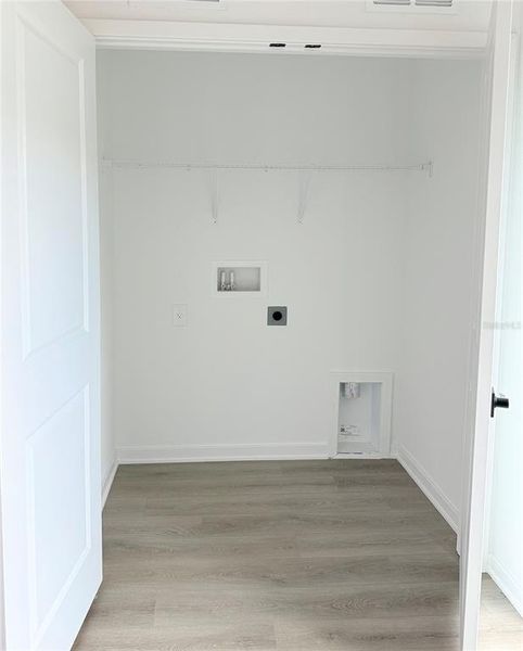 Washer and Dryer closet