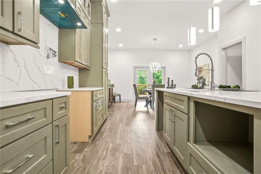 Furnished interior view inside a new home in , Atlanta (Image 4).