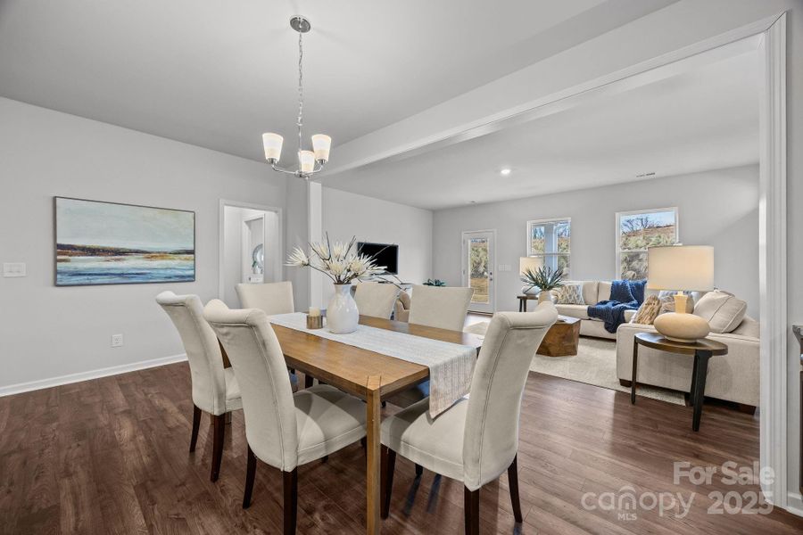 Furnished interior view inside a new home in McFarland Estates, York (Image 14).