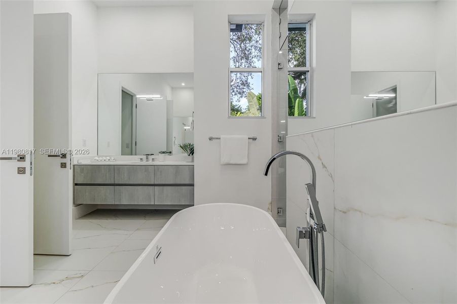 Furnished interior view inside a new home in , Biscayne Park (Image 10).