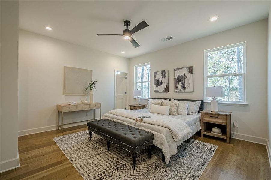 Furnished interior view inside a new home in , Powder Springs (Image 22).