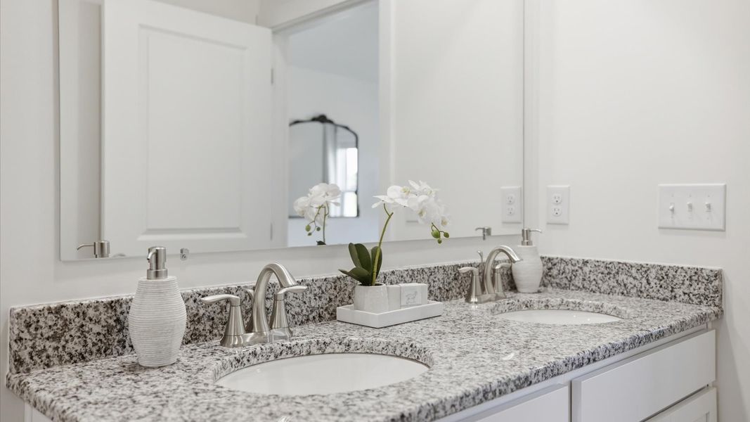Close-up of interior finishes inside a home in Macon Townhomes, Seymour (Image 17).