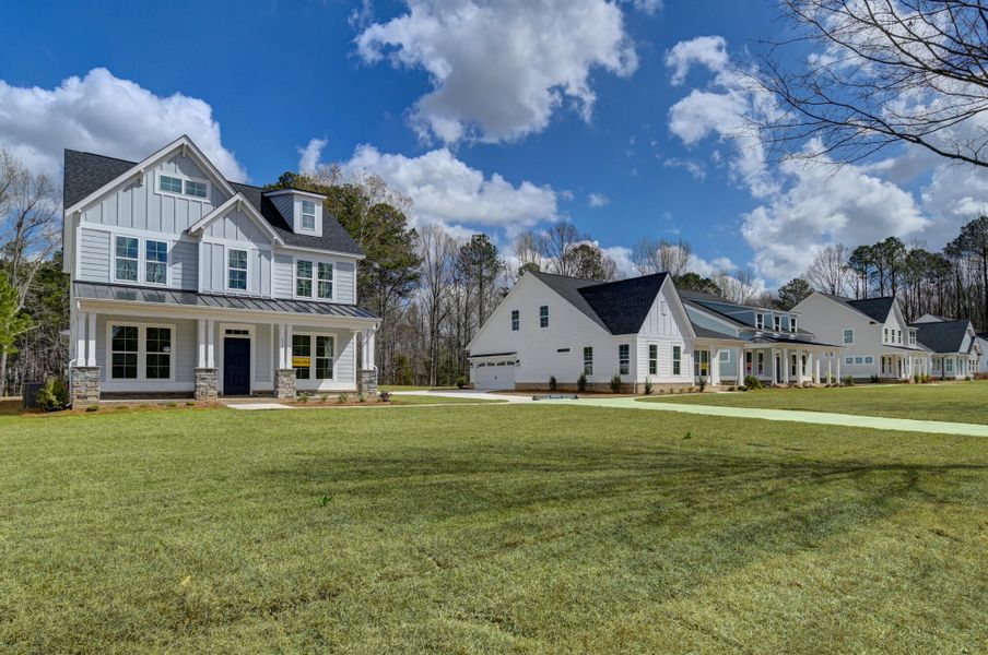 Front exterior of a new home in Clubside Reserve at Summerlake, Lexington, SC, highlighting curb appeal (Image 29).