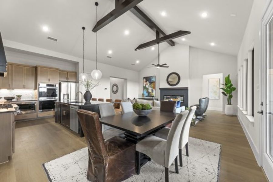 Furnished interior view inside a new home in Heath Golf and Yacht Club, Heath (Image 6).