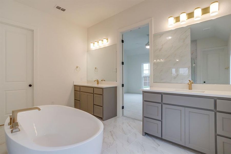 Furnished interior view inside a new home in , Benbrook (Image 14).