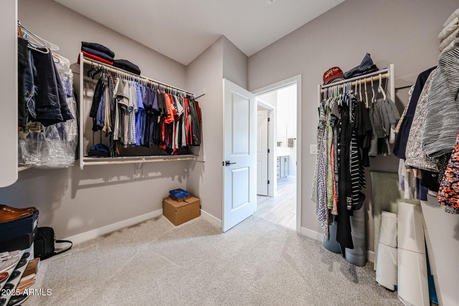 Spacious Primary Closet