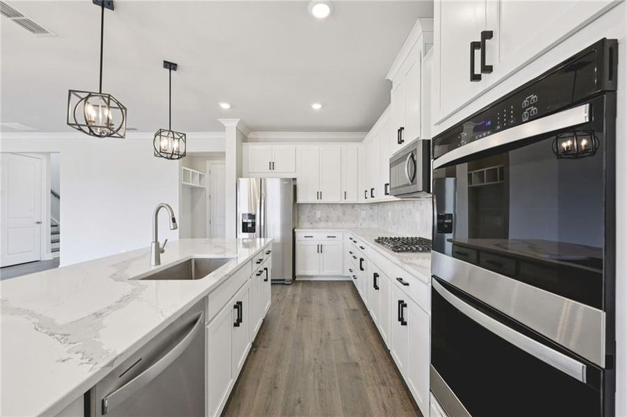 Furnished interior view inside a new home in River Pointe, Monroe (Image 12).