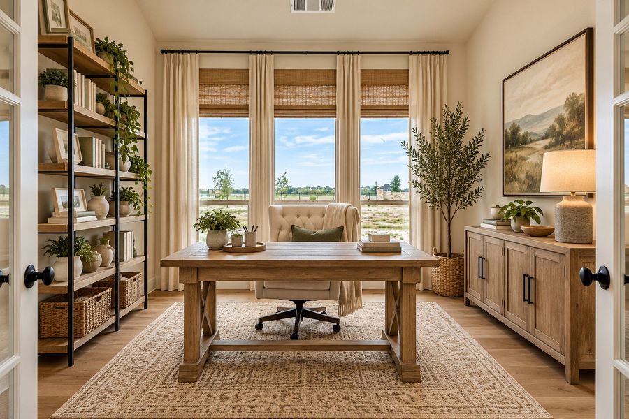 Virtually staged office photo for 4408 Lamplights Drive