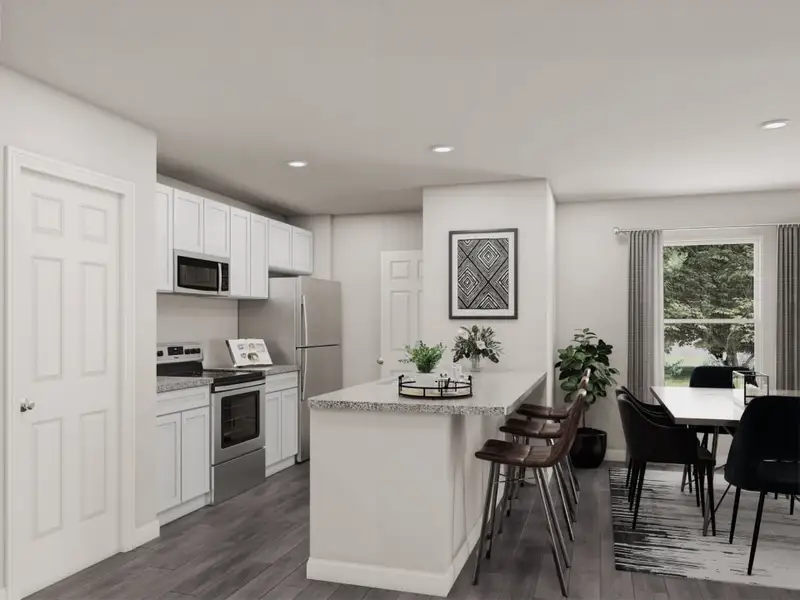 Representative furnished interior of a home built from the Washington by National HomeCorp in Forest Ridge, Edgefield (Image 4). Representative furnished interior of a home built from the Washington by National HomeCorp in Forest Ridge, Edgefield (Image 4).