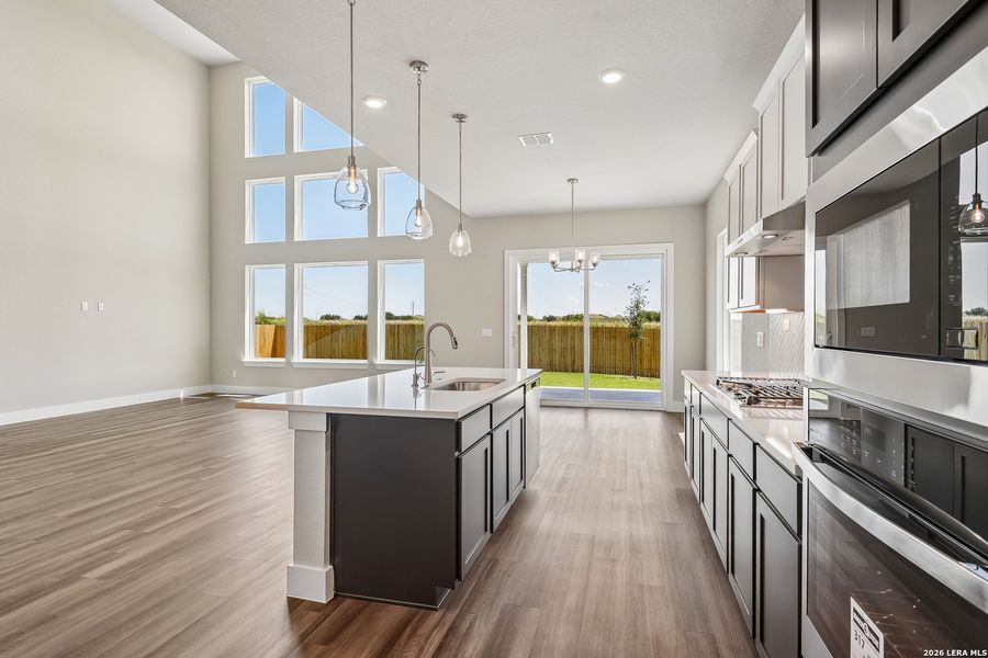 Furnished interior view inside a new home in Weltner Farms 60’s, New Braunfels (Image 8).