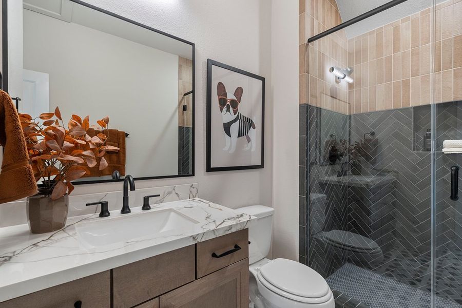Furnished interior view inside a new home in Austin Point, Richmond (Image 27).