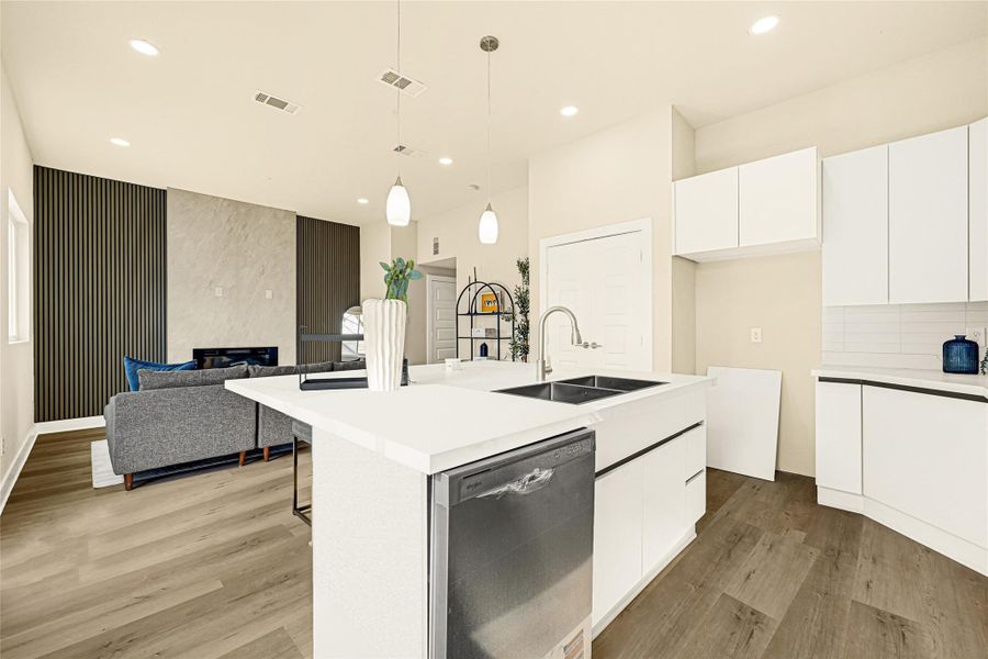 Furnished interior view inside a new home in , Houston (Image 11).