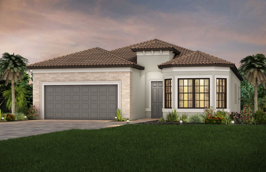 Exterior FM3 with optional stone