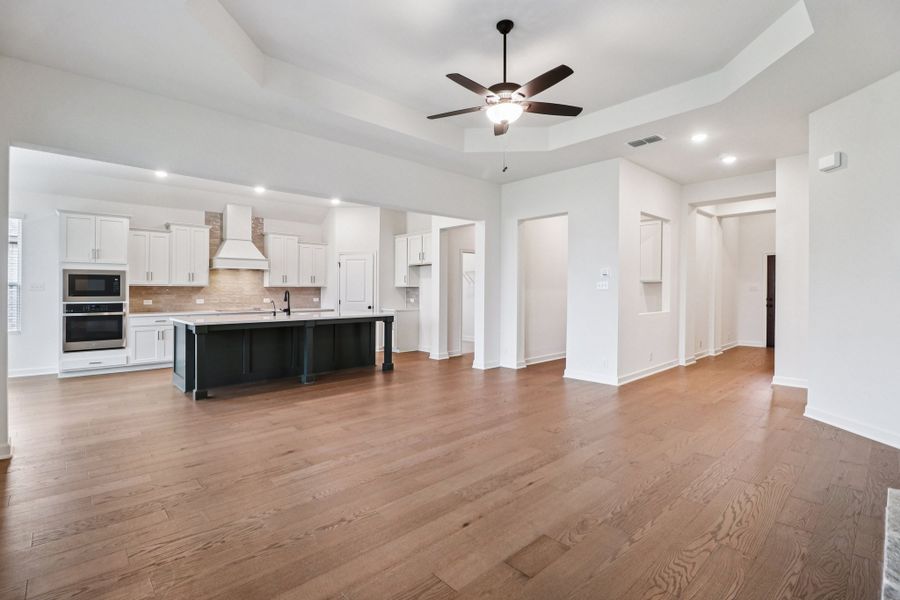 Representative unfurnished interior of a home built from the San Saba by Ashton Woods in The Heritage at Saddlebrook Ranch 70's, Schertz (Image 18). Representative unfurnished interior of a home built from the San Saba by Ashton Woods in The Heritage at Saddlebrook Ranch 70's, Schertz (Image 18).
