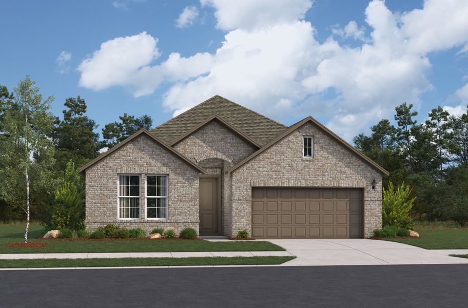 Representative exterior photo of a completed home built from the Blanco by Beazer Homes in Venado Crossing, Cibolo, TX (Image 5). Representative exterior photo of a completed home built from the Blanco by Beazer Homes in Venado Crossing, Cibolo, TX (Image 5).