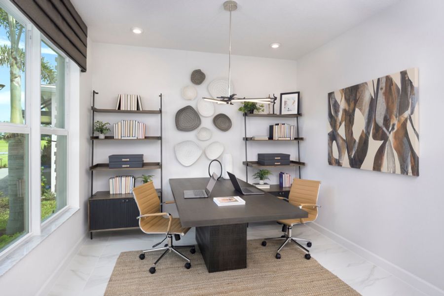 Representative furnished interior of a home built from the Briar by Mattamy Homes in Tradition, Port St. Lucie (Image 13).