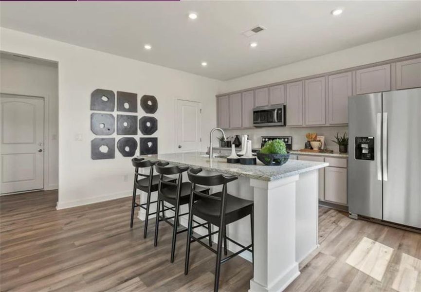 Furnished interior view inside a new home in Reserve at Gum Springs, Jefferson (Image 18).