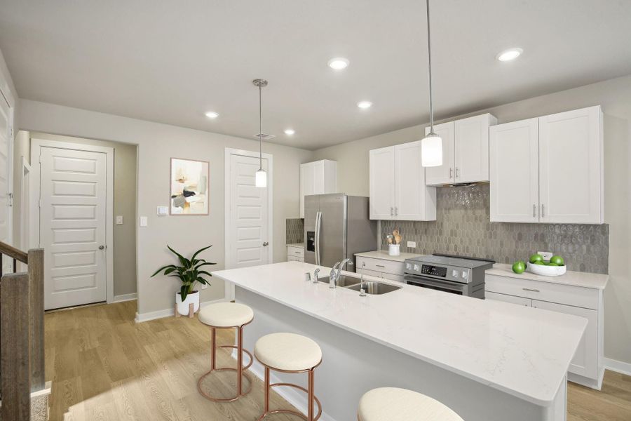 Photo is not of the actual home but is an inspirational photo of builder’s model home and may depict options, furnishings, and/or decorator features that are not included. Photo is not of the actual home but is an inspirational photo of builder’s model home and may depict options, furnishings, and/or decorator features that are not included.