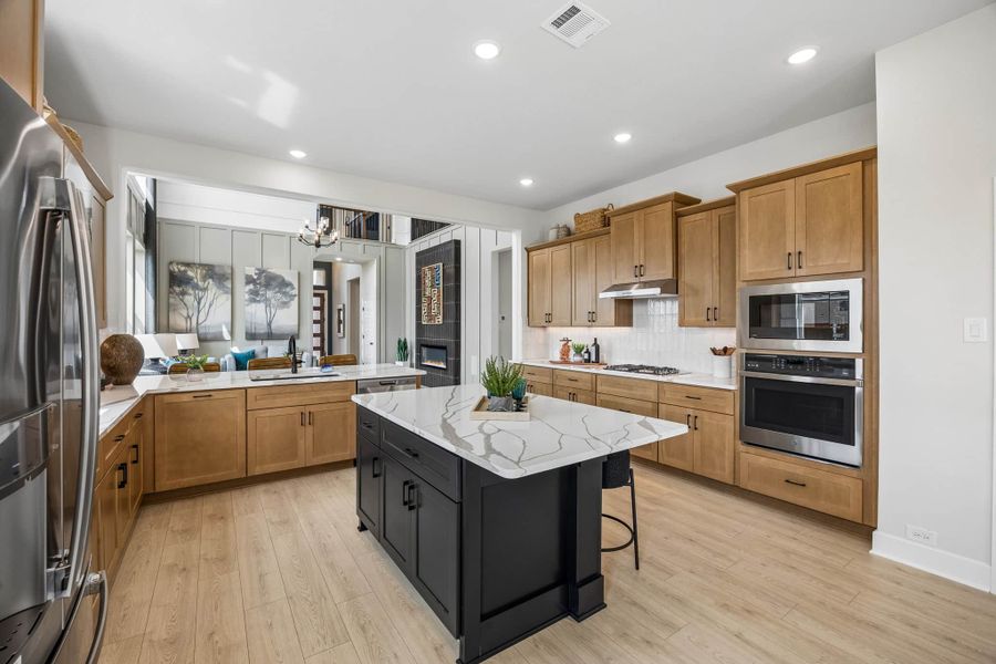 Furnished interior view inside a new home in Las Lomas, Forney (Image 12).