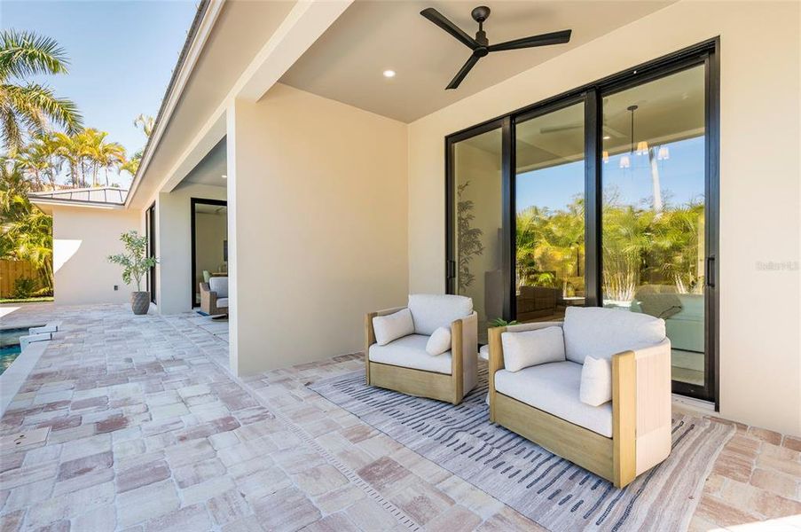 Exterior details and patio area of a home in , Sarasota (Image 31).