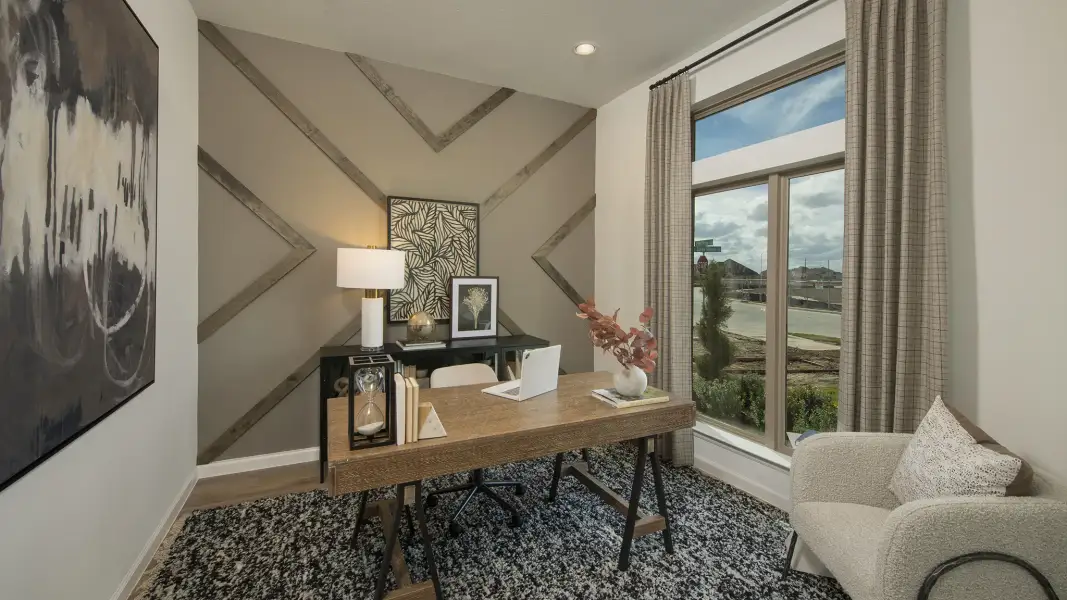 Furnished interior view inside a new home in Silo Mills, Cleburne (Image 71). Furnished interior view inside a new home in Silo Mills, Cleburne (Image 71).