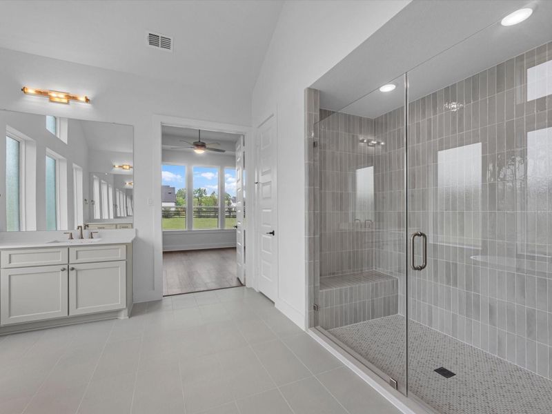 Furnished interior view inside a new home in The Estates at James Lane, Fulshear (Image 11).