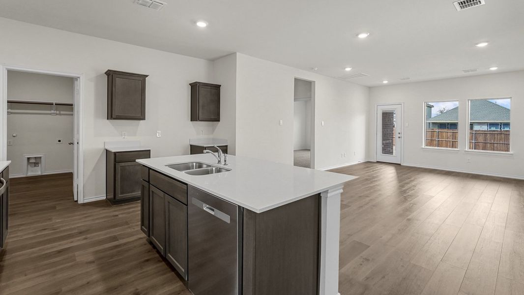 Representative furnished interior of a home built from the Hanna by D.R. Horton in Wildwood, Royse City (Image 3).