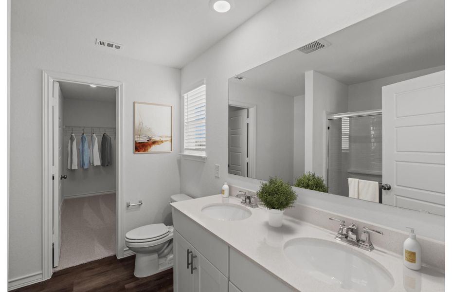 Representative furnished interior of a home built from the Sandalwood by Centex in Dove Song, Marion (Image 8).