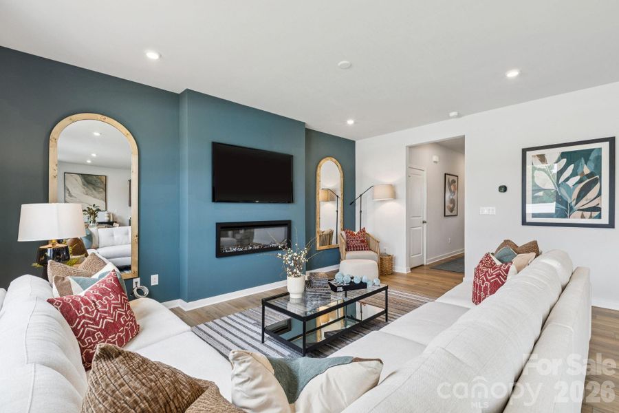 Furnished interior view inside a new home in Meadow Creek Village, Locust (Image 9).