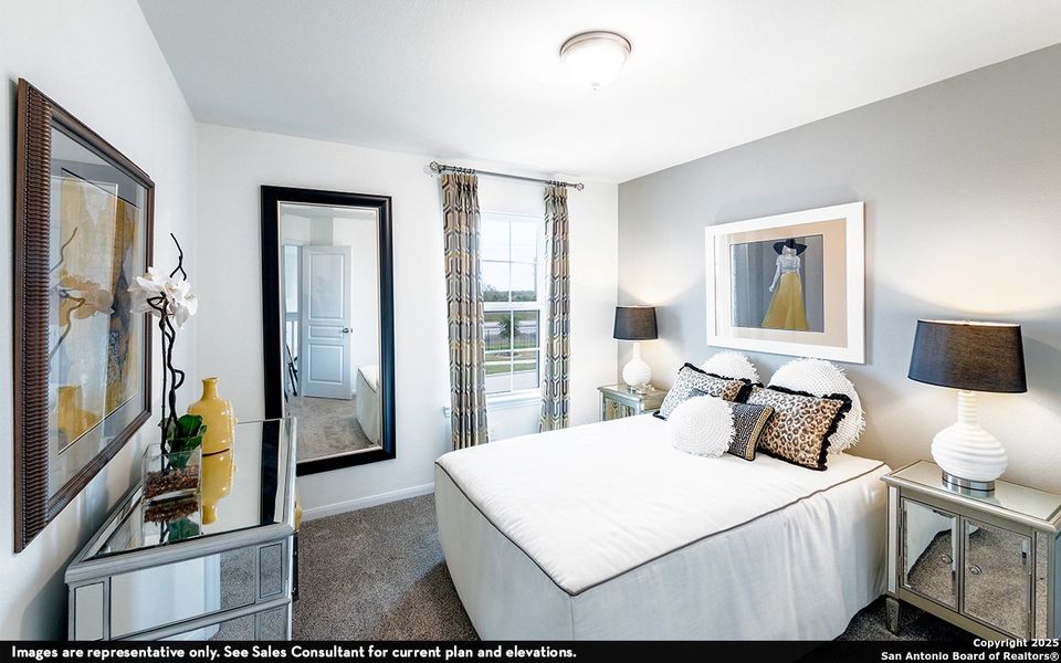 Furnished interior view inside a new home in Hennersby Hollow, San Antonio (Image 6).