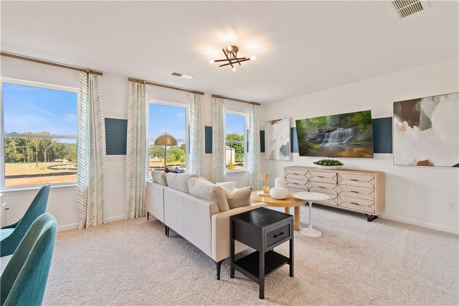 Furnished interior view inside a new home in Bowers Farm, McDonough (Image 20). Furnished interior view inside a new home in Bowers Farm, McDonough (Image 20).