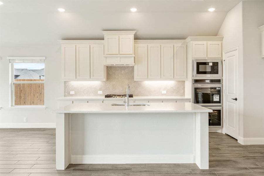 Furnished interior view inside a new home in Homestead at Daniel Farms Phase 2, DeSoto (Image 6). Furnished interior view inside a new home in Homestead at Daniel Farms Phase 2, DeSoto (Image 6).