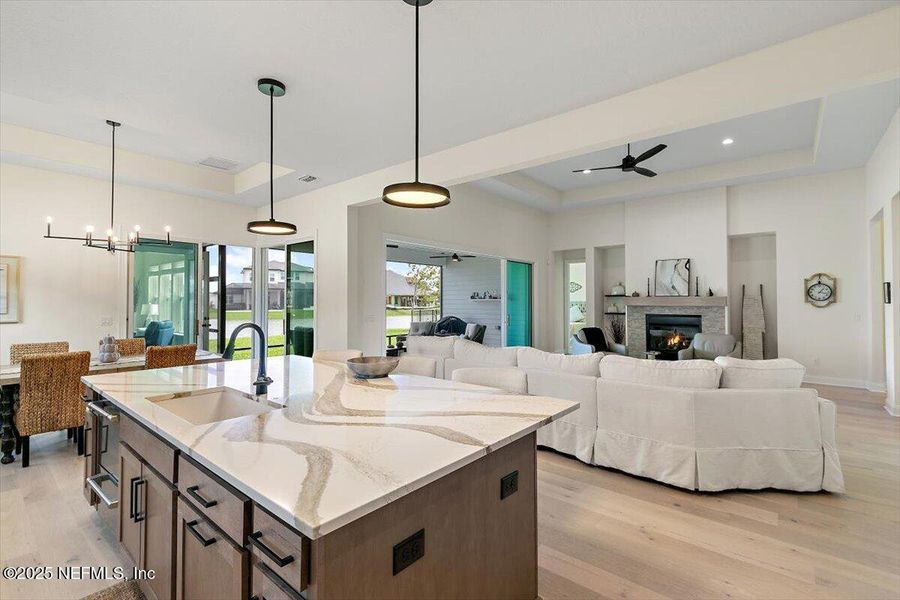 Furnished interior view inside a new home in Marshes of Madeira, St. Augustine (Image 7). Furnished interior view inside a new home in Marshes of Madeira, St. Augustine (Image 7).