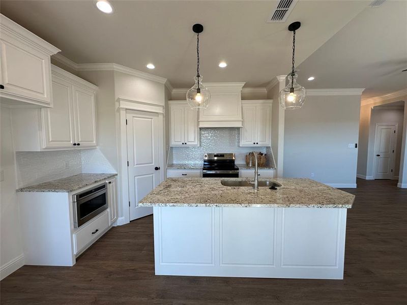 Furnished interior view inside a new home in , Abilene (Image 9). Furnished interior view inside a new home in , Abilene (Image 9).