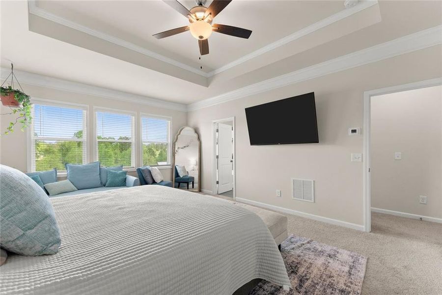 Furnished interior view inside a new home in , Dacula (Image 16).