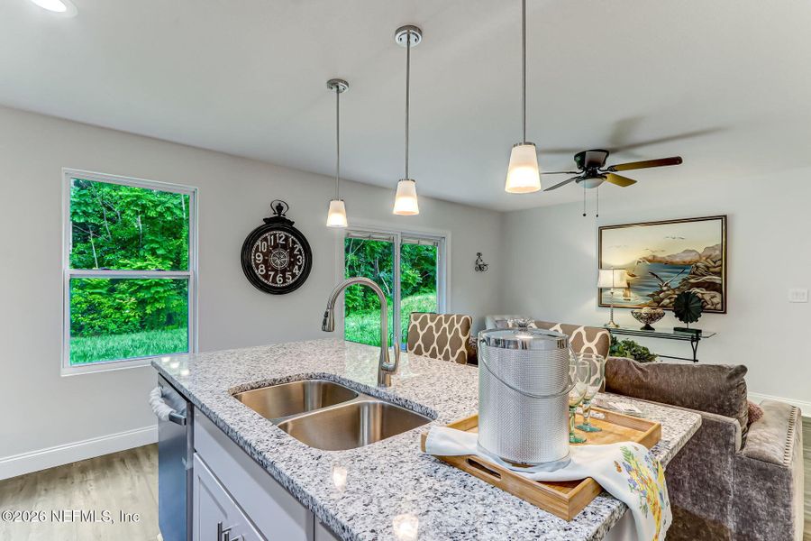 Furnished interior view inside a new home in , Jacksonville (Image 19). Furnished interior view inside a new home in , Jacksonville (Image 19).