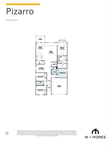 Mirror image of the actual floor plan
