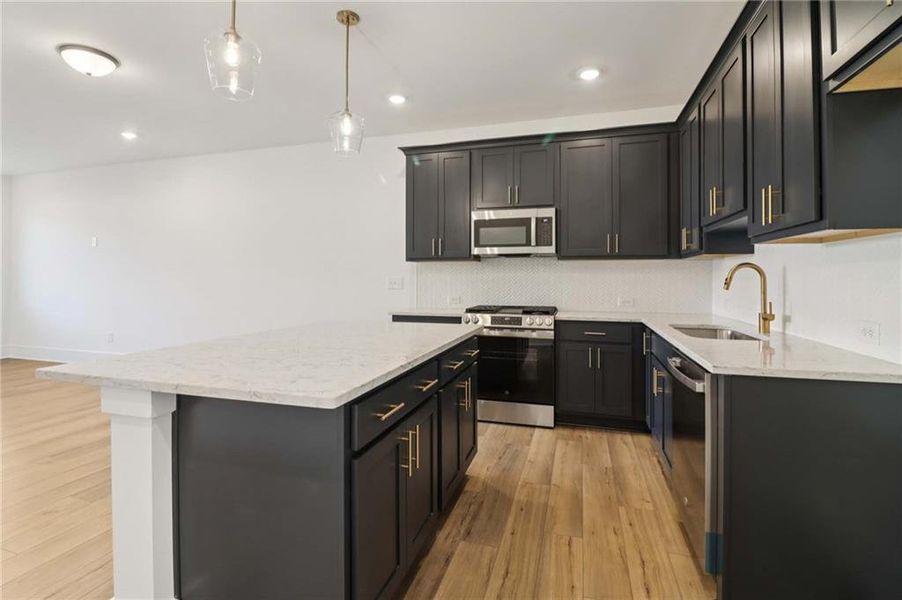 Furnished interior view inside a new home in Park Vue, Atlanta (Image 17).