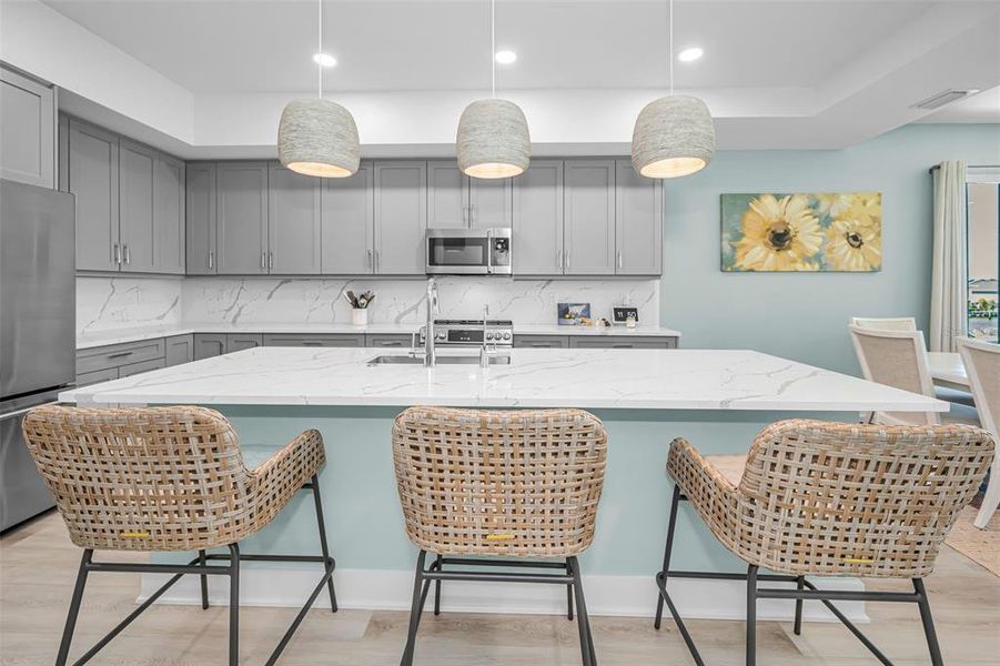 Furnished interior view inside a new home in , Madeira Beach (Image 45).