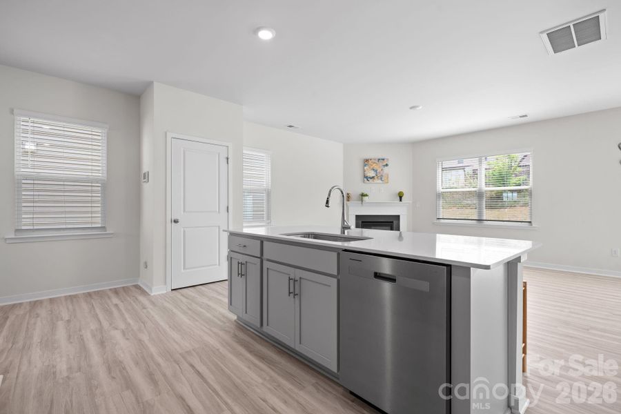 Furnished interior view inside a new home in The Hamptons at Hickory, Hickory (Image 10).