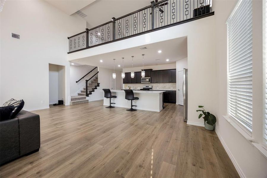 Furnished interior view inside a new home in Silverado, Aubrey (Image 9).