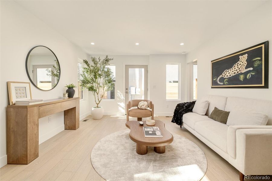 Furnished interior view inside a new home in , Denver (Image 7).