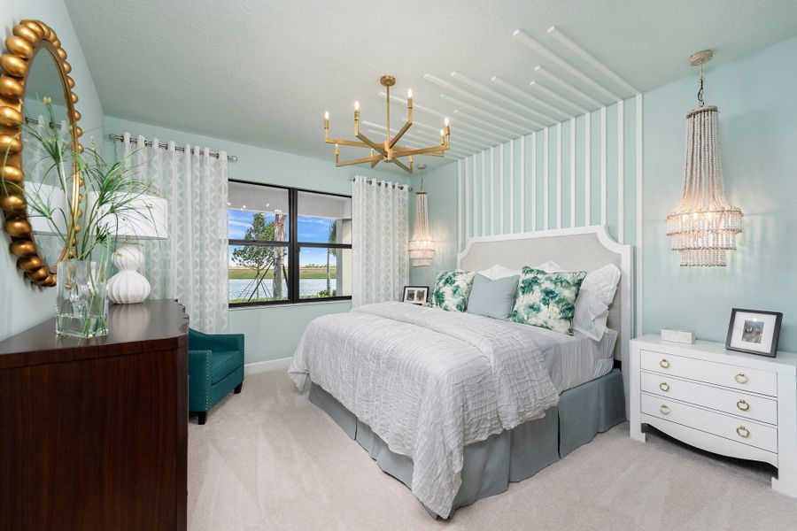 Representative furnished interior of a home built from the Sanderling by GL Homes in Valencia Parc at Riverland, Port St. Lucie (Image 18).