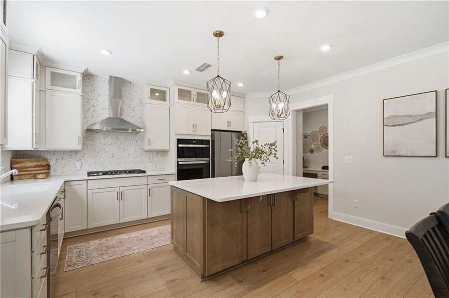 Furnished interior view inside a new home in , Flowery Branch (Image 31).