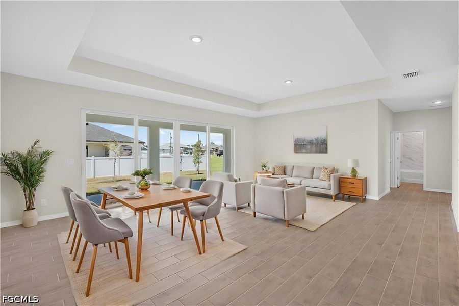 Furnished interior view inside a new home in Cape Coral, Cape Coral (Image 6).