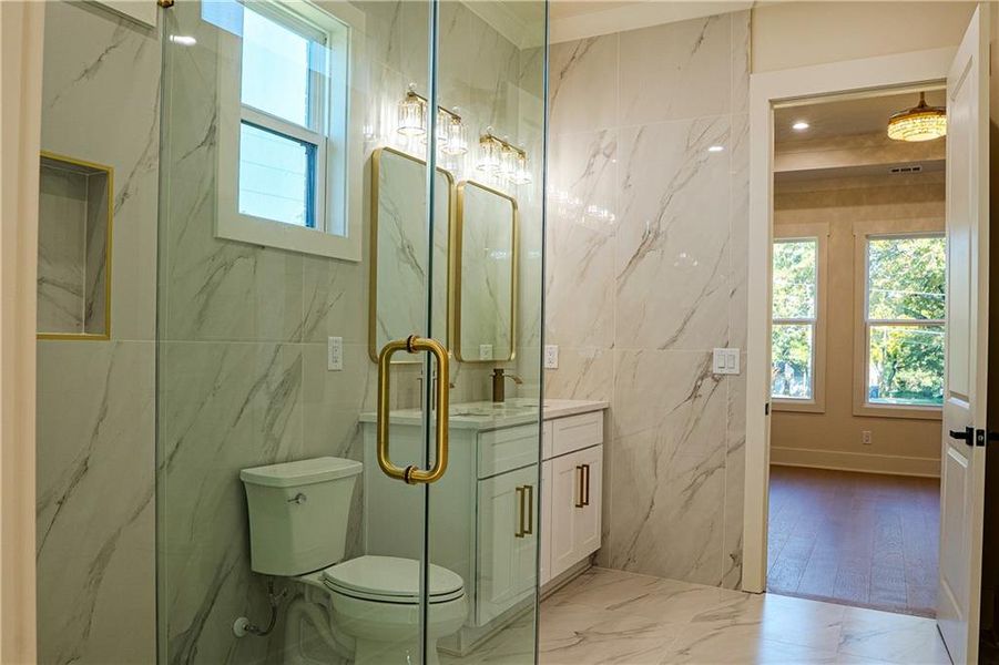 Furnished interior view inside a new home in , Grayson (Image 9).