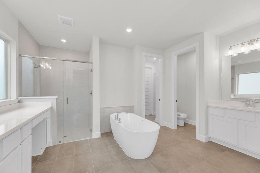 Furnished interior view inside a new home in Santa Rita Ranch, Liberty Hill (Image 12).