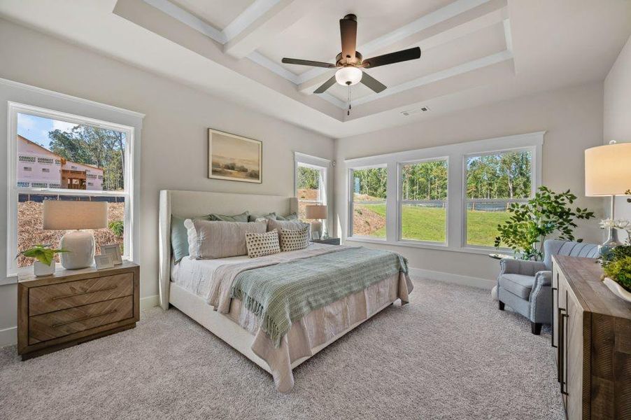 Furnished interior view inside a new home in Pinecrest Ridge, Dacula (Image 11).
