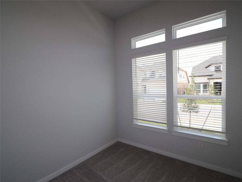 Spacious, unfurnished interior of a new home in Estancia West, Manchaca (Image 15). Spacious, unfurnished interior of a new home in Estancia West, Manchaca (Image 15).